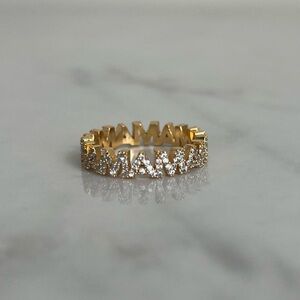 Fossil “Mama” Ring Size 8